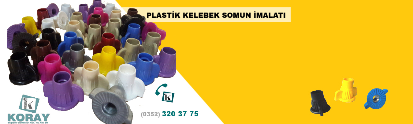 Plastik Kelebek Somun